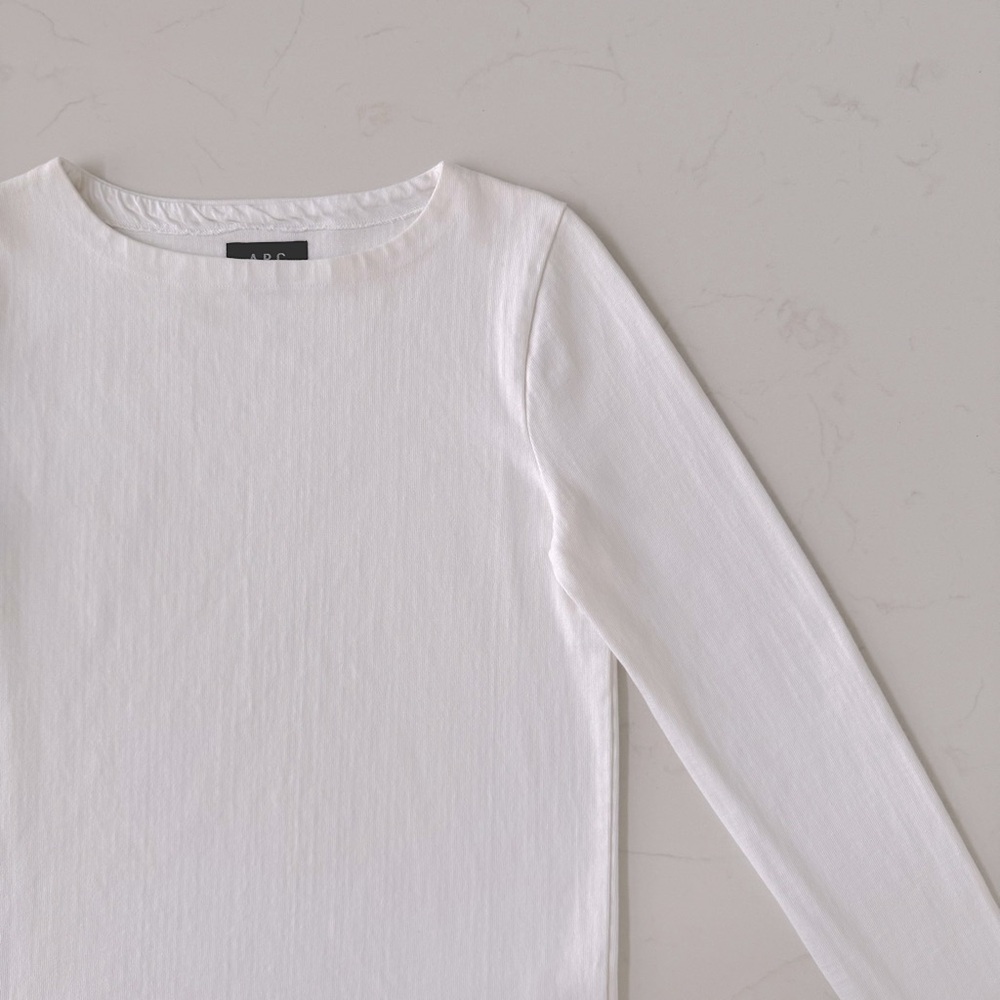 A.P.C. Cotton Long Sleeve Top, S